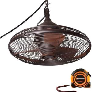Harbor Breeze Indoor Outdoor Ceiling Fan | 20 Inch | Oil Rubbed Bronze | Perfect for Porch, Gazebo, Pergola, Patio | Sty