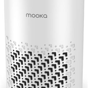 MOOKA HEPA Air Purifier for Pets - Compact Air Cleaner with Sleep Mode & Night Light, Effective for Smoke, Dust, Pollen,